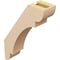 Ekena Millwork 3-inch W x 10-inch D x 14-inch H Olympic Rough Cedar Woodgrain TimberThane Knee Brace, Primed BRCUR03X10X14OLYRCPR - alternate 5